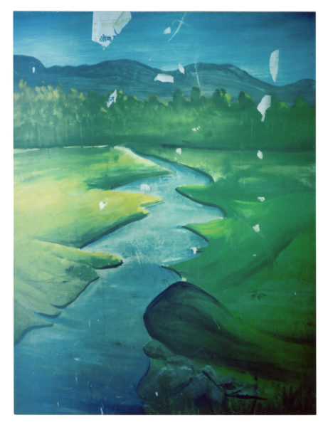 Painted River, 2009, Inkjet print, 24 X 36 cm, Edition of 5 + 2AP - © Vincent Delbrouck